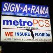 Electric sign box repair installation Clearwater fl led pylon monument