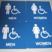 ADA Braille signs, custom colors tactile characters